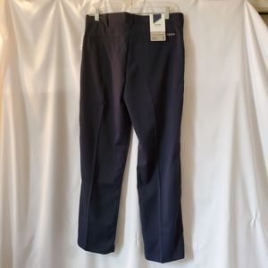 Men's Izod Golf Pants 36x30 Blue Slim Fit